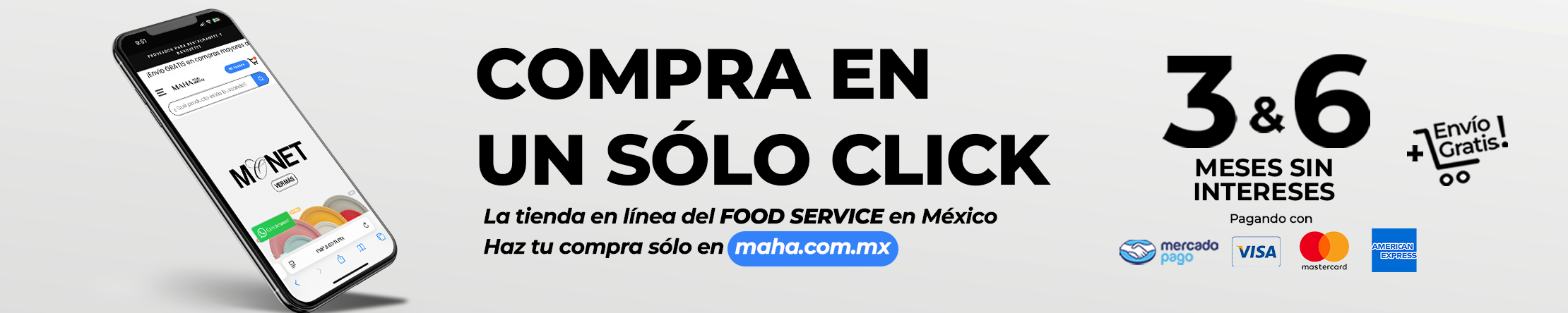 MAHA food service compra loza, cristaleria, cubiertos, articulos de cocina, desechables para restaurantes, hoteles, banquetes y cafeterias