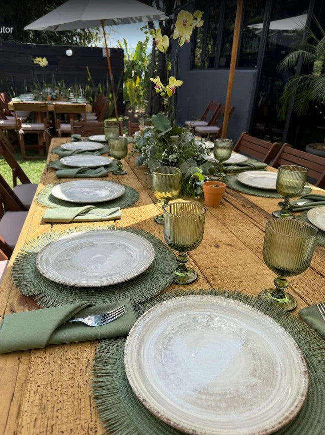 Platos de cerámica blanco Super Nova