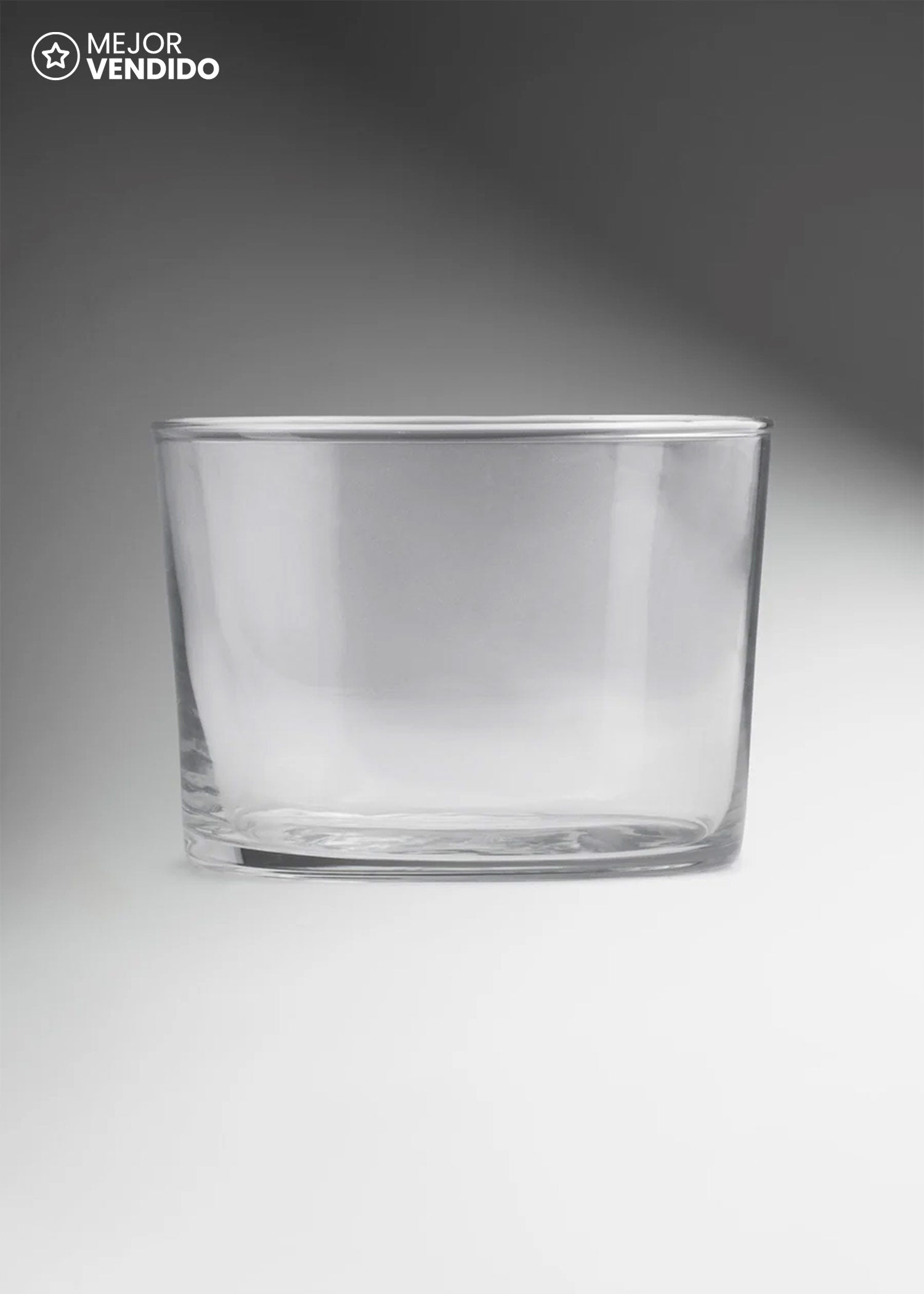 Vaso para vela de vidrio templado transparente Yet sidra 230 ml