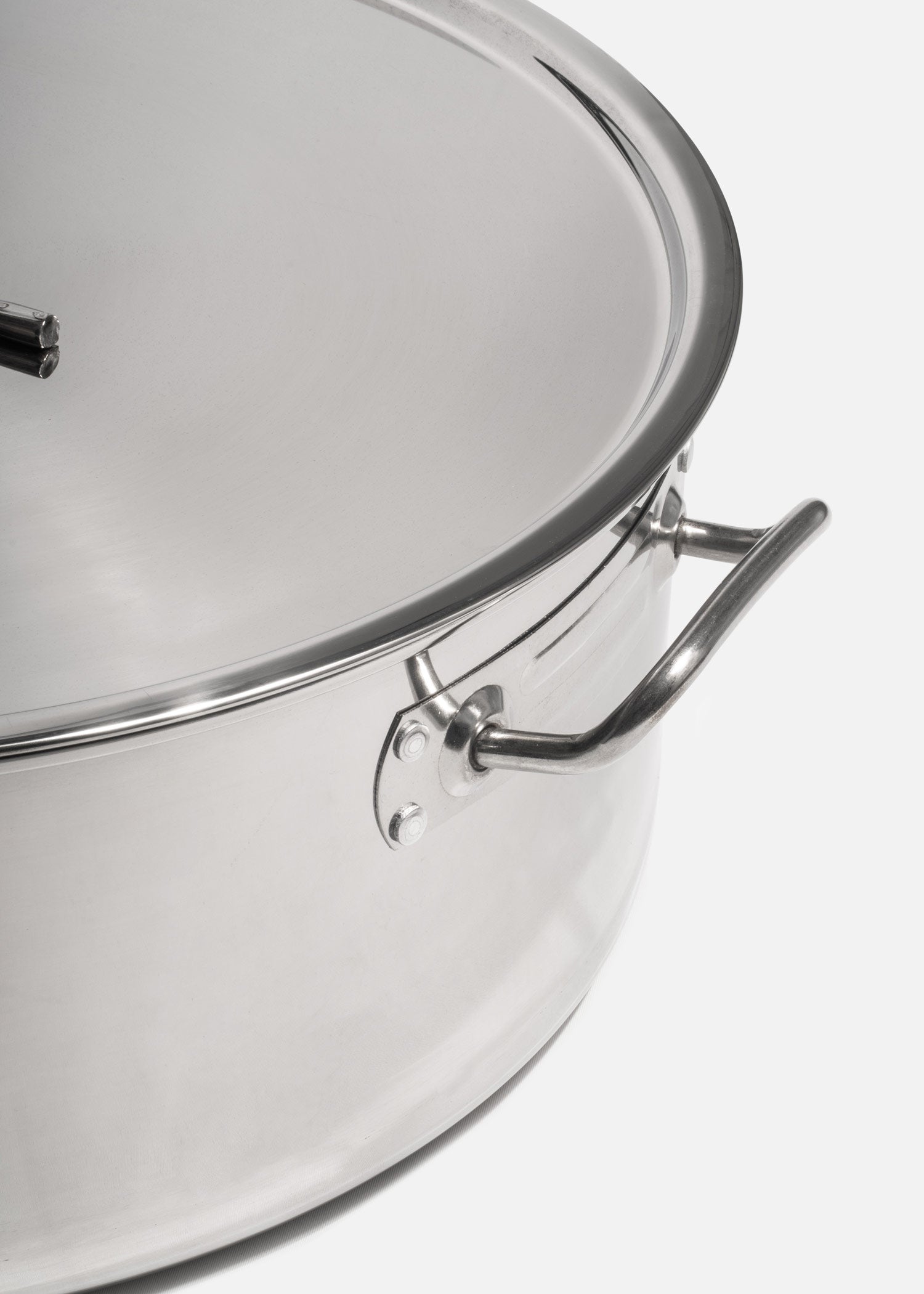 Budinera de acero inoxidable plata 201 con tapa 31 L