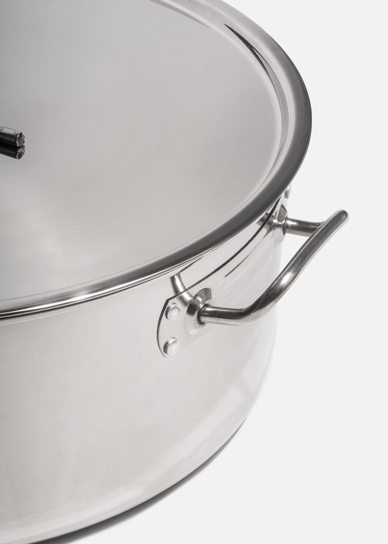 Budinera de acero inoxidable plata 201 con tapa 31 L