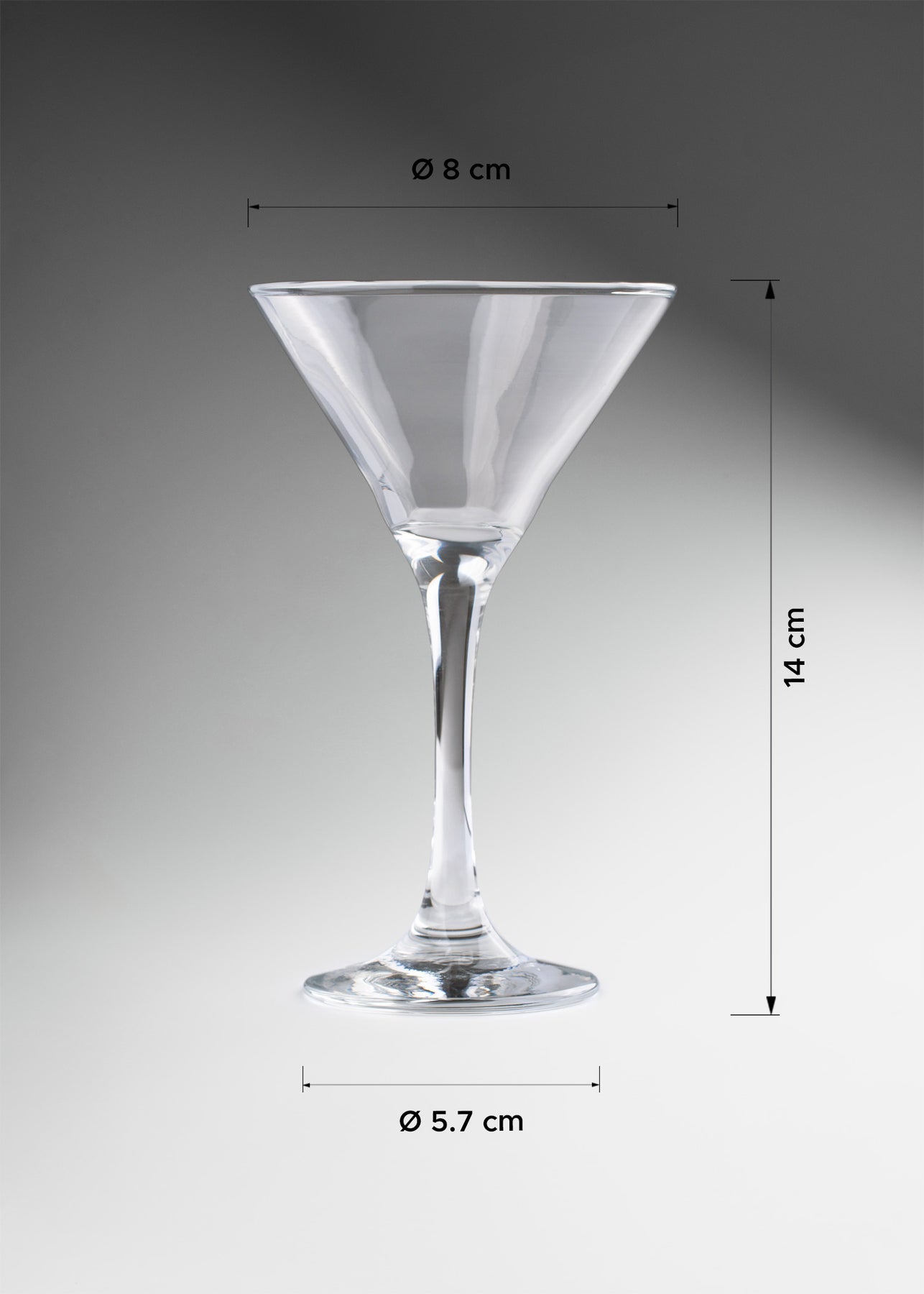 copa martini medidas maha