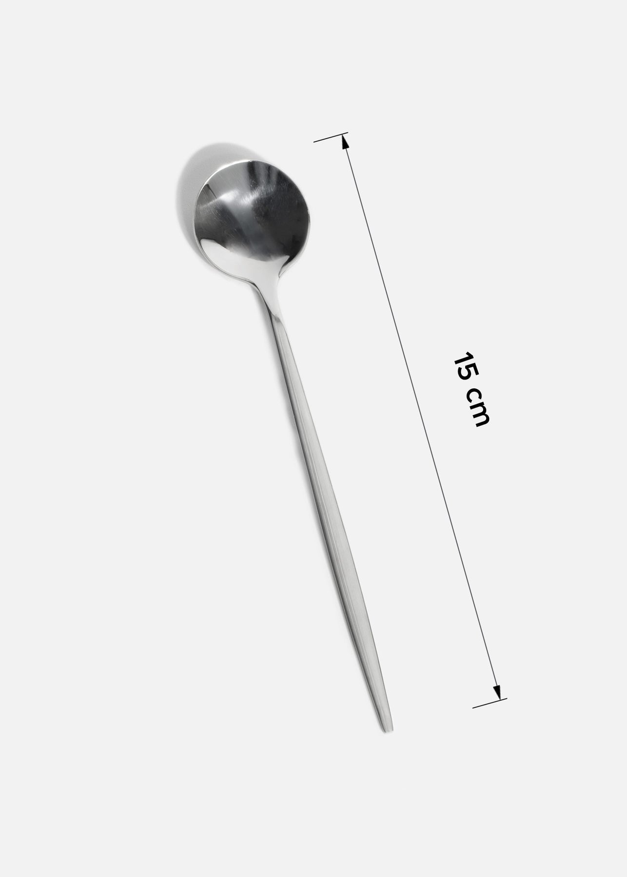 Cubiertos de mesa de acero inoxidable plata Santiorini