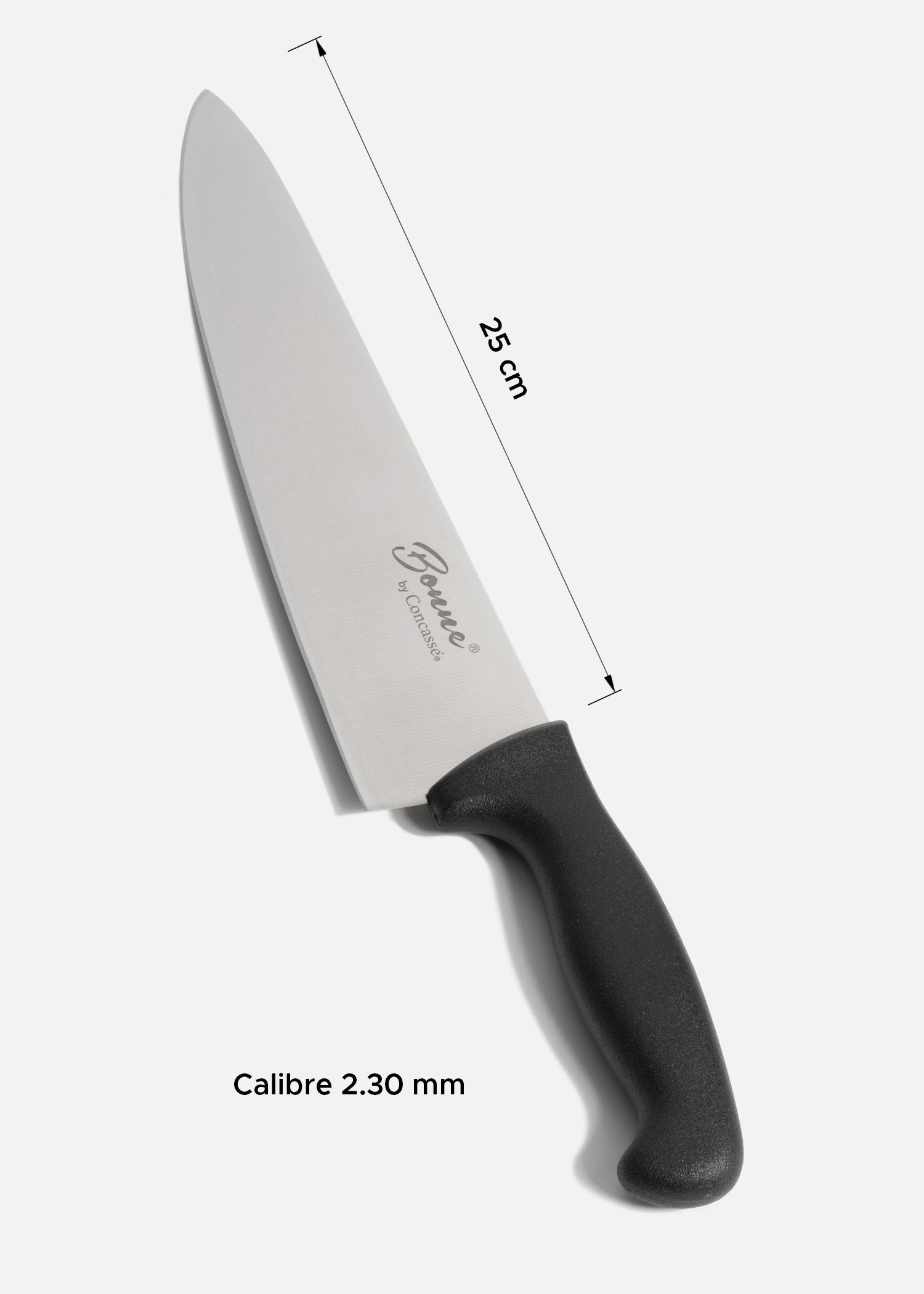 Cuchillo de acero inoxidable para chef rojo, azul, blanco, negro, amarillo y verde Coltello 10". Premium