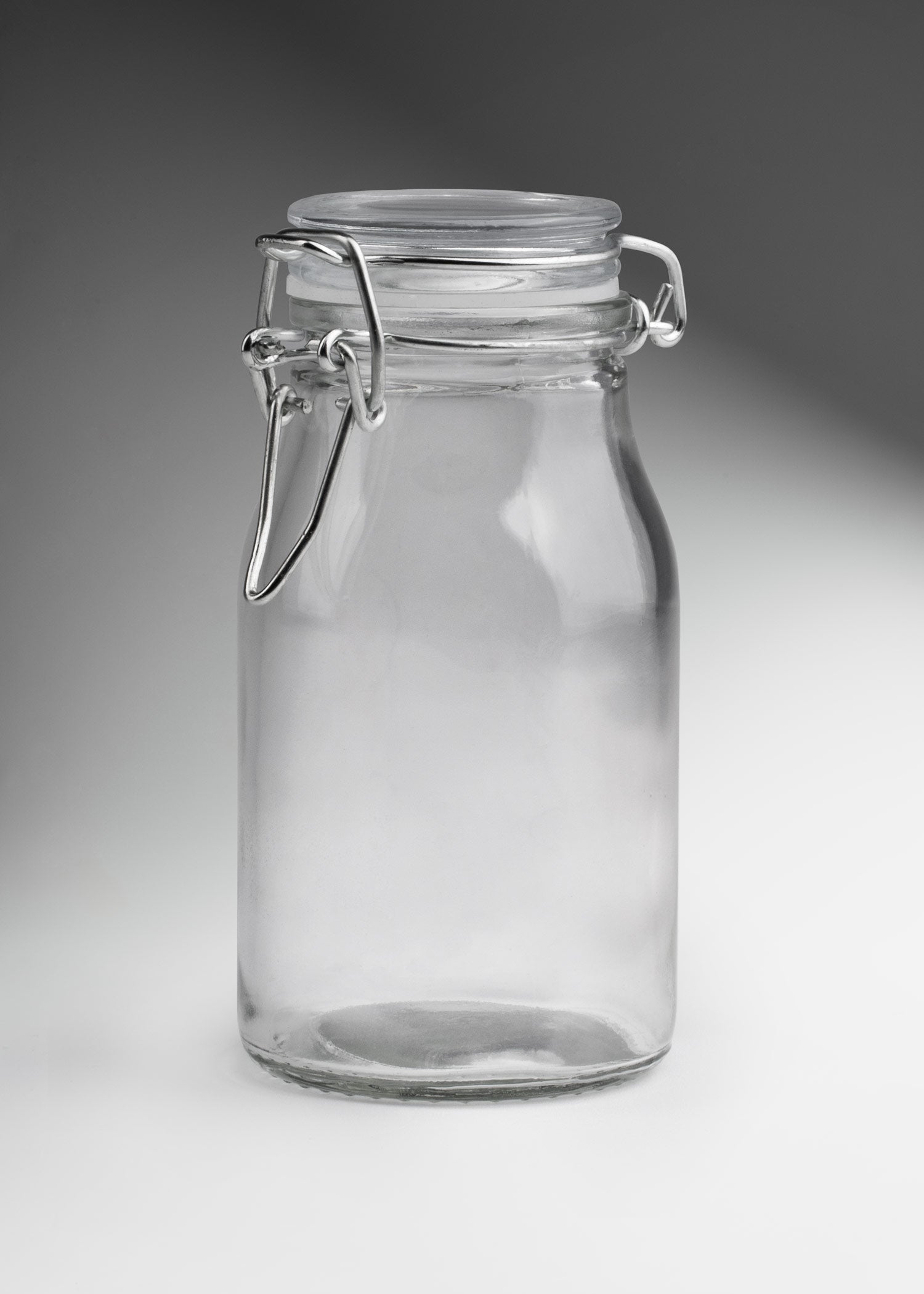 Frasco lecherito especiero de vidrio hermético con tapa clip Brocalito 170 ml