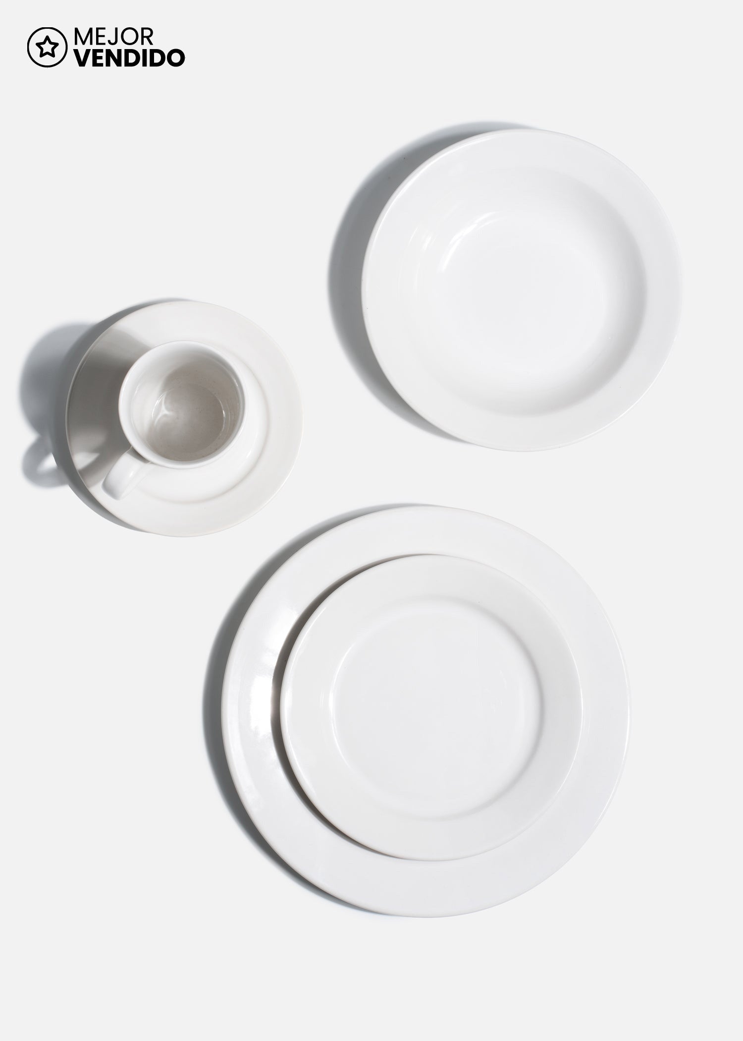 plato blanco mejor vendido maha