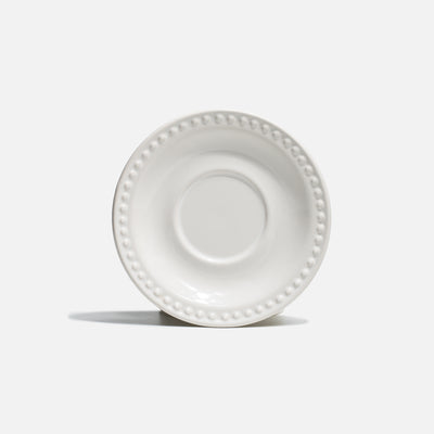 Plato taza de cerámica blanco Monet Ø 16 cm