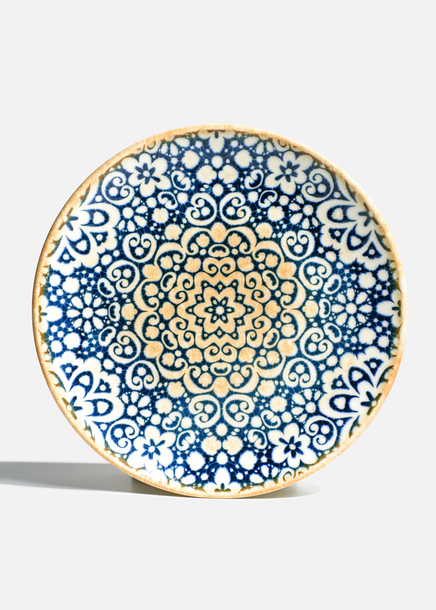 precio platos porcelana azul maha
