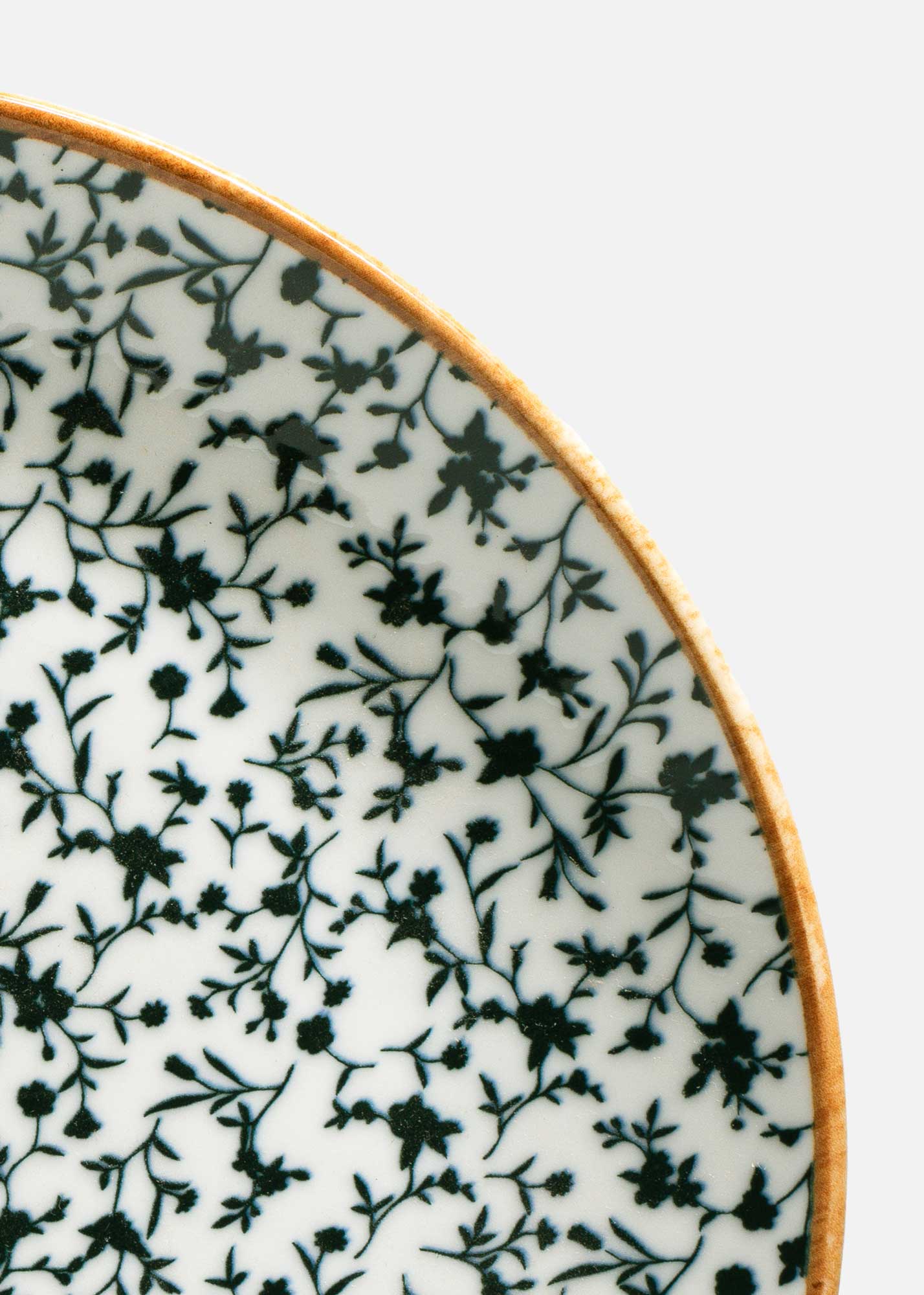 platos porcelana blanco y azul al por mayor maha