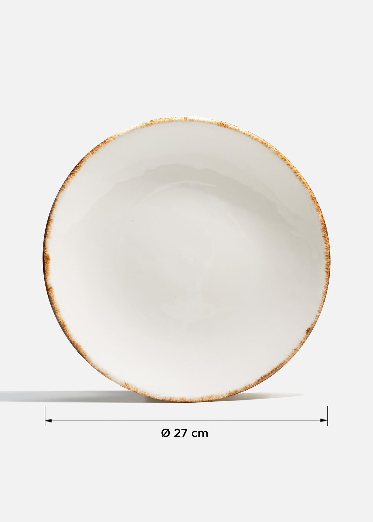 Platos de porcelana blanco Petra