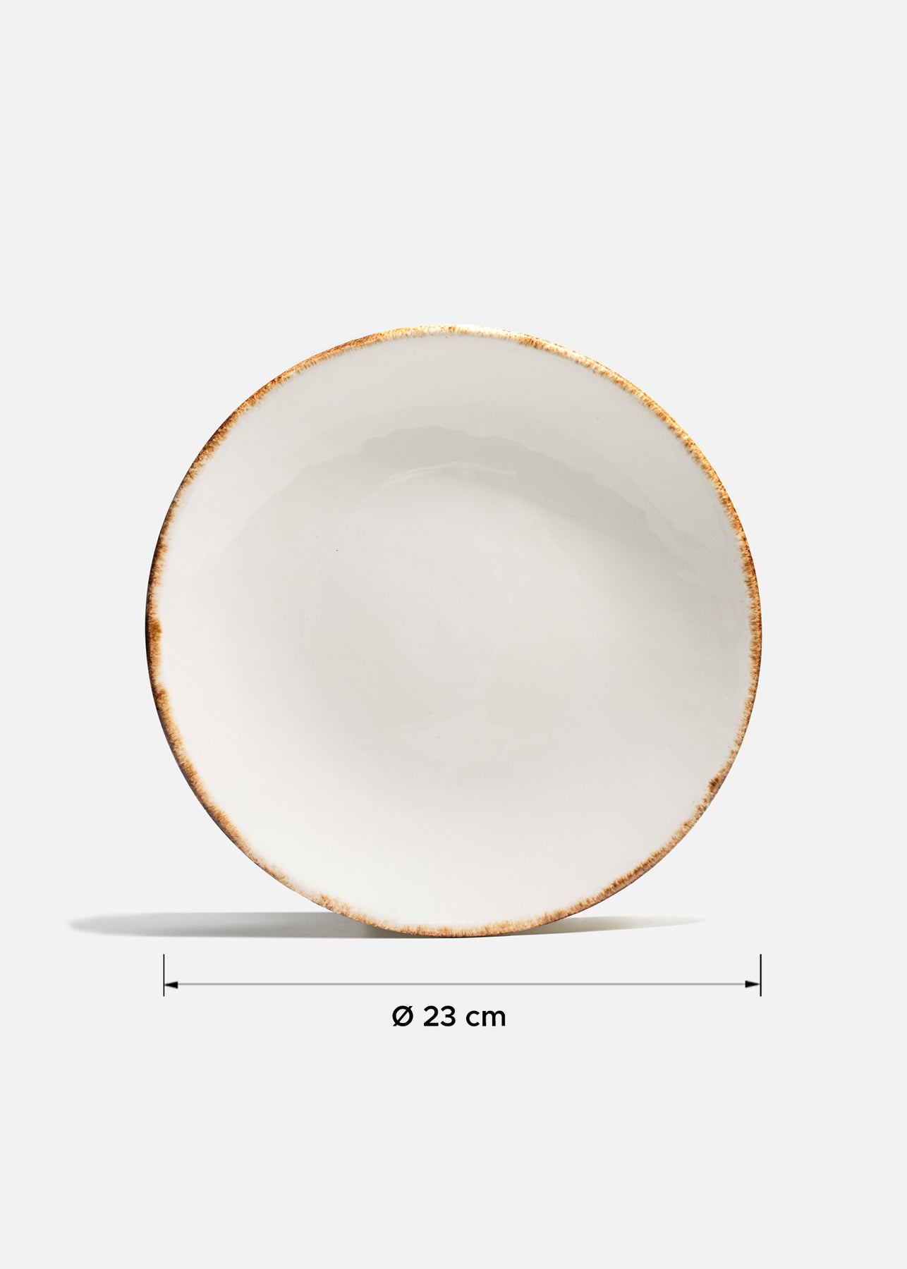 Platos de porcelana blanco Petra