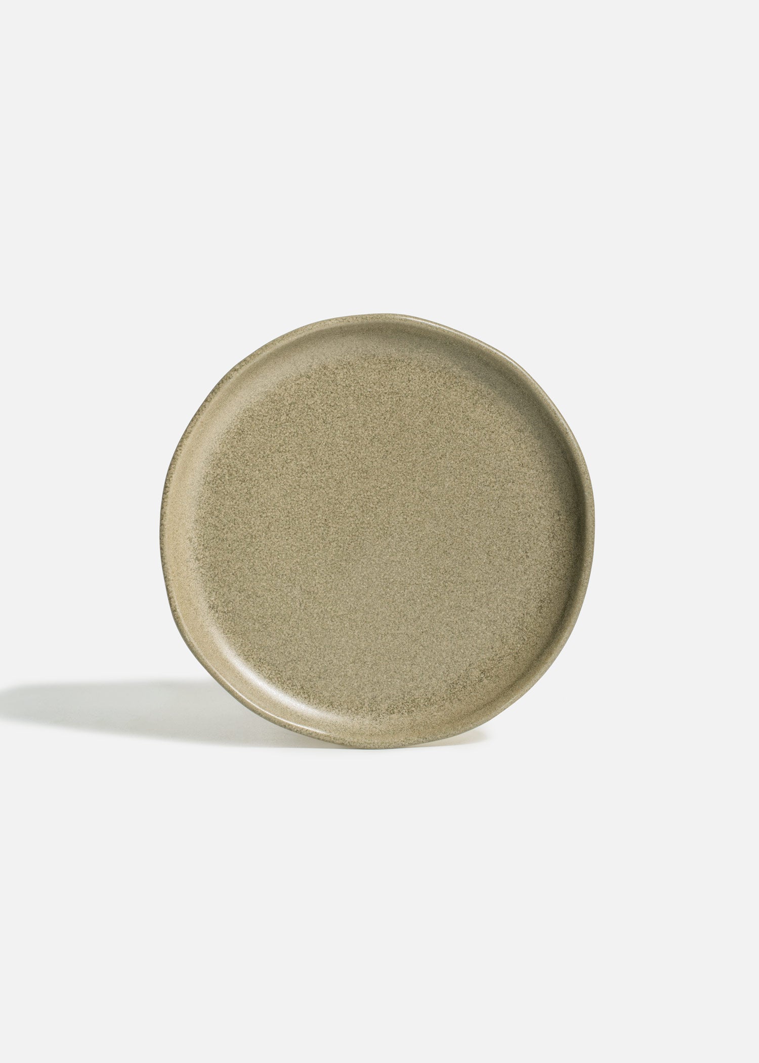 Platos trinche de porcelana verde Cresta Adelfa