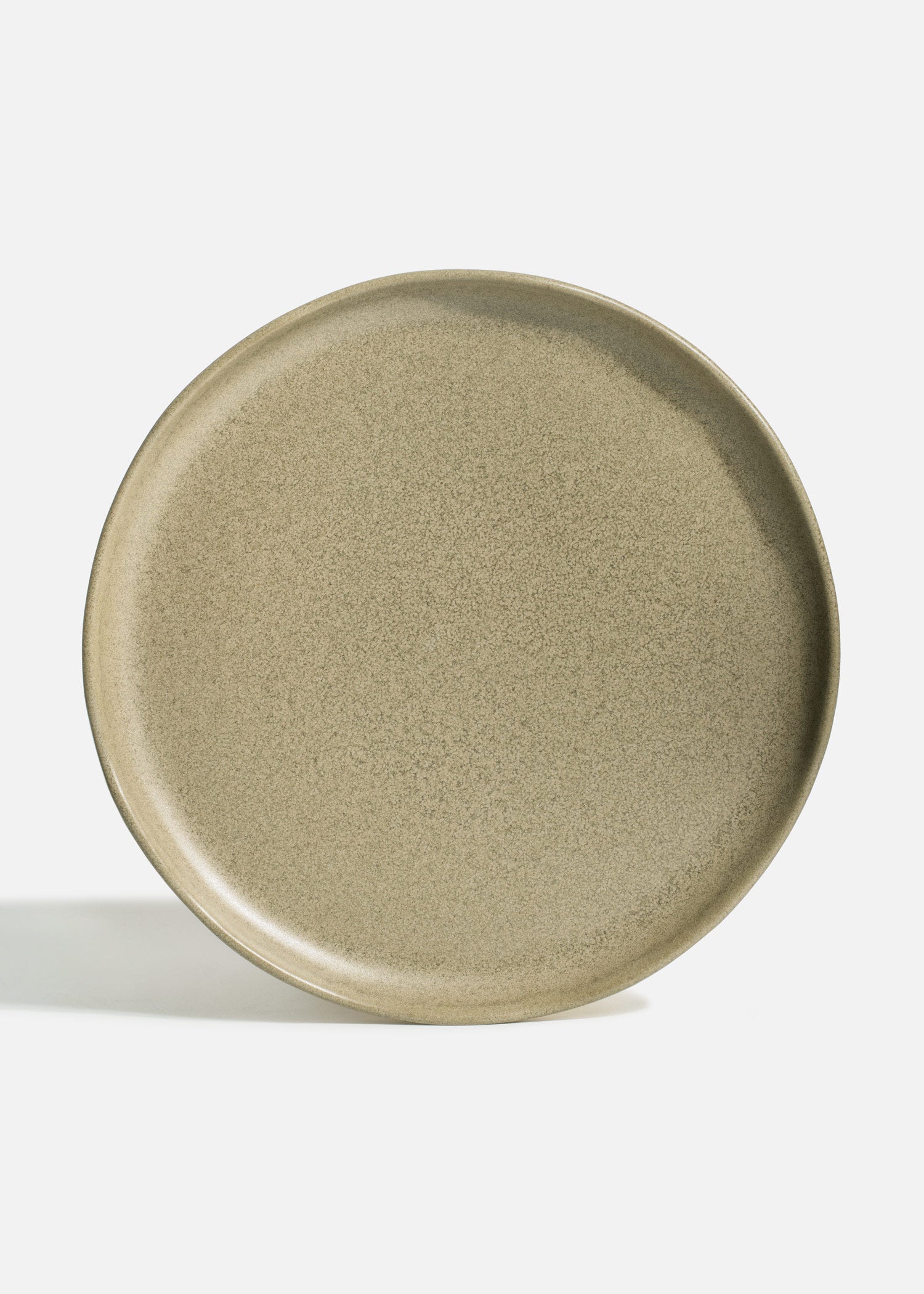 Platos trinche de porcelana verde Cresta Adelfa
