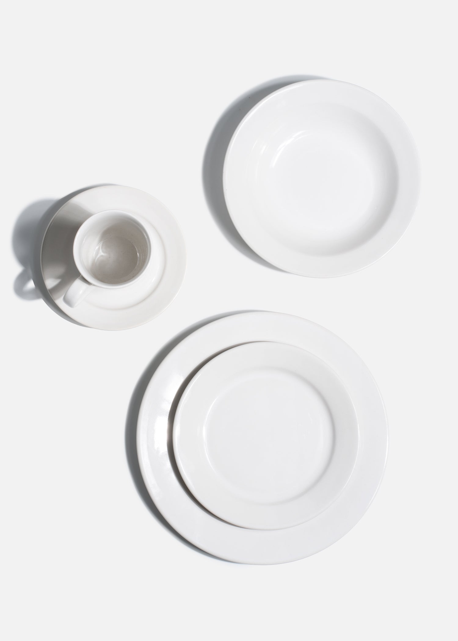 compra platos porcelana blanco maha