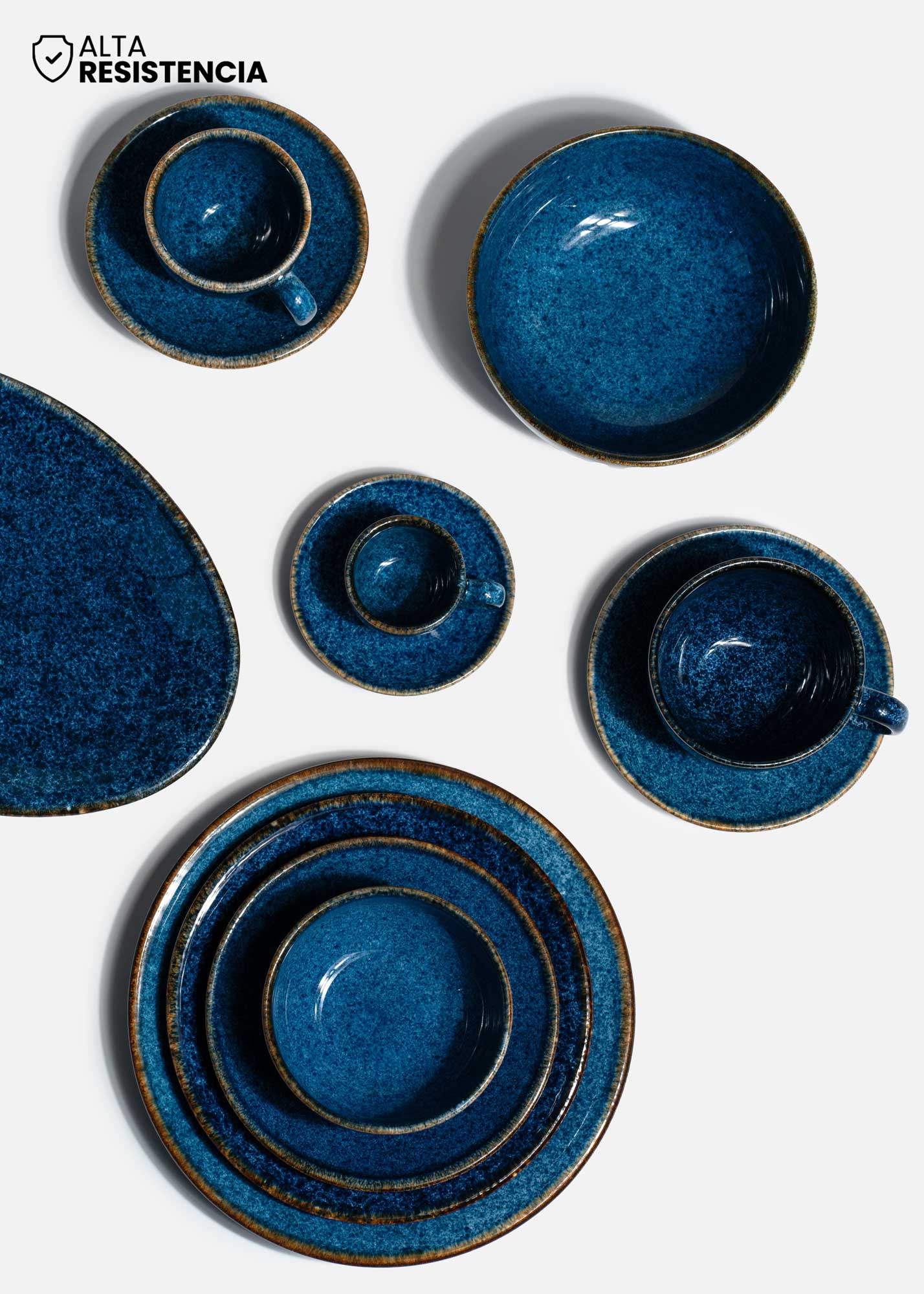 platos porcelana alta resistencia maha