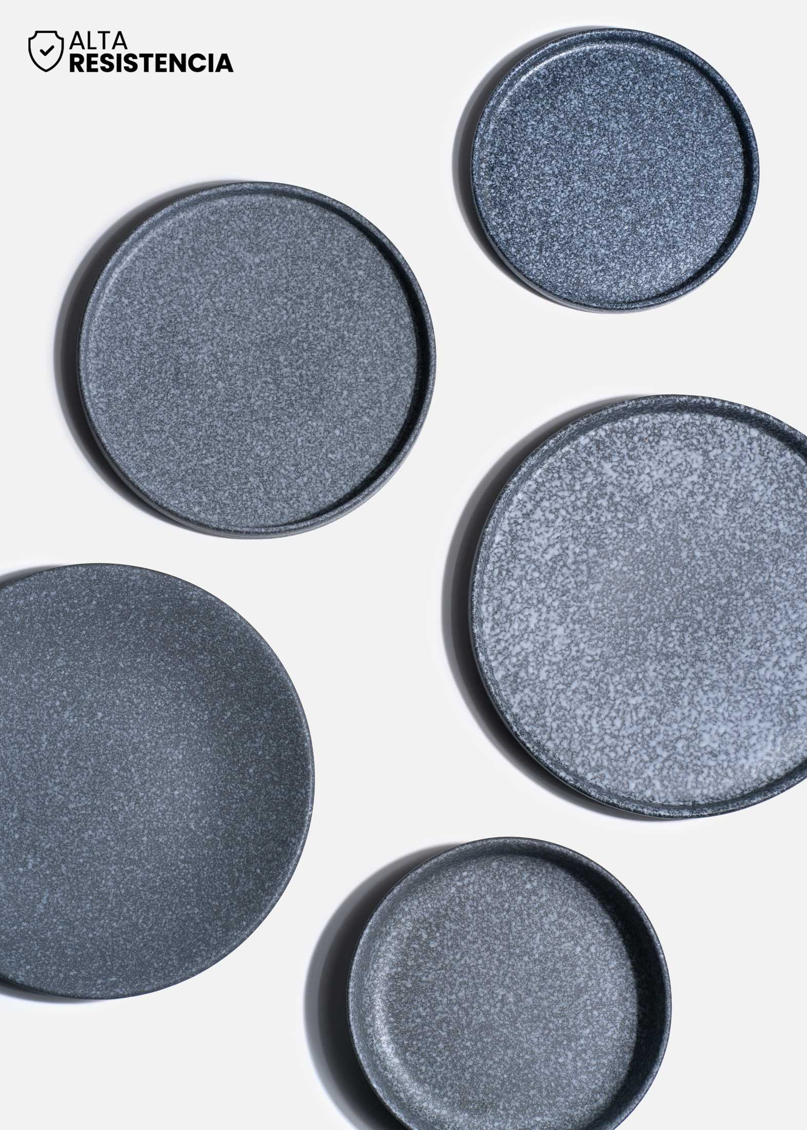 portada platos gris rock stone