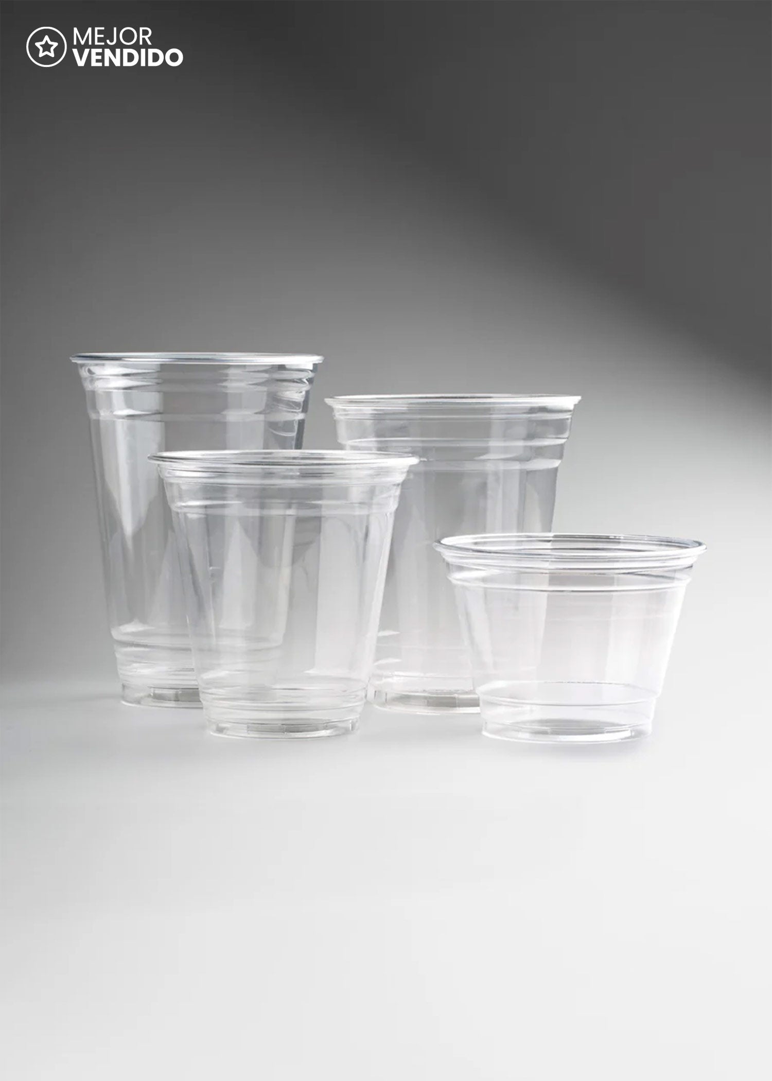 Vasos de plástico /pet  para bebidas frías Frosty Fresh personalizables 20, 16, 12 y 9 oz. Premium