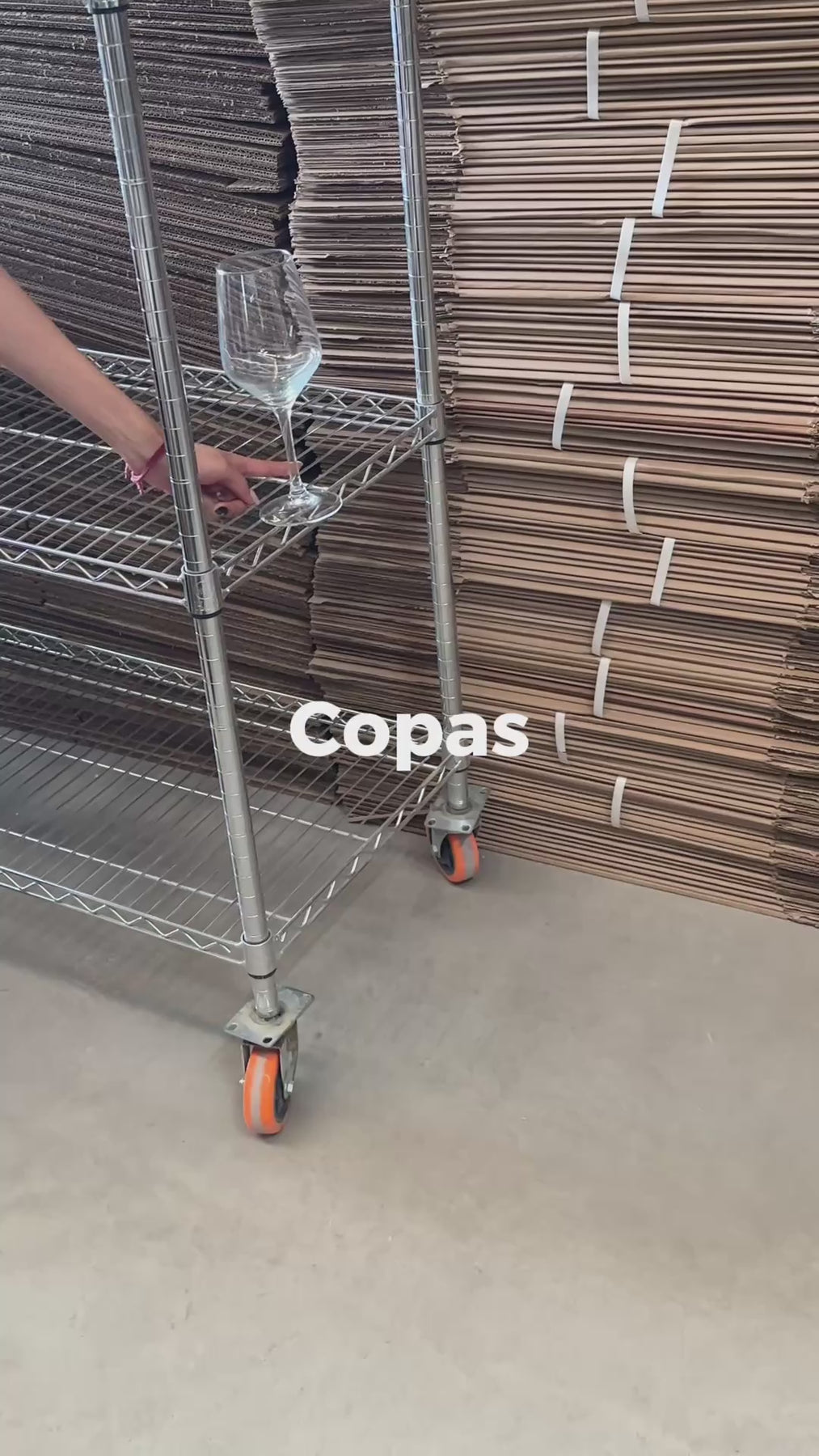 Copa de vino tinto vidrio templado transparente Mencía 580 ml