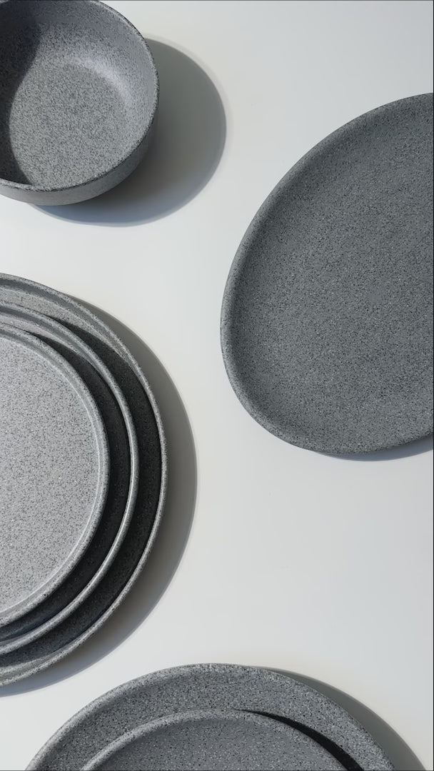 video detalles platos melamina gris mahahome