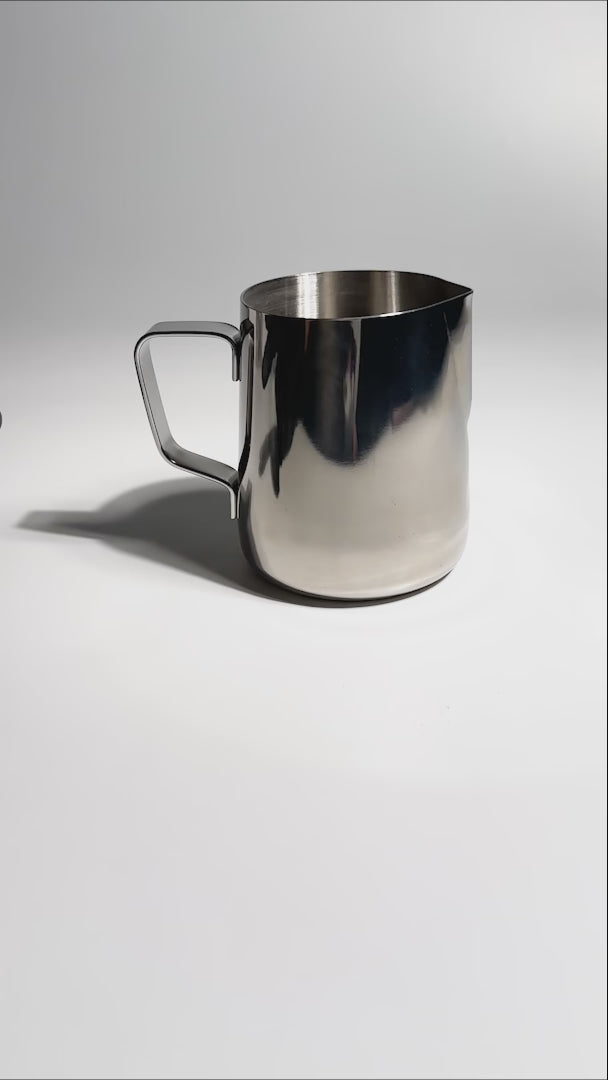 video detalles cremera de acero inoxidable maha