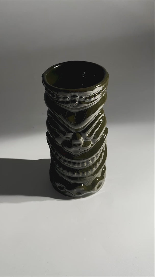 video detalles vaso de ceramica maha