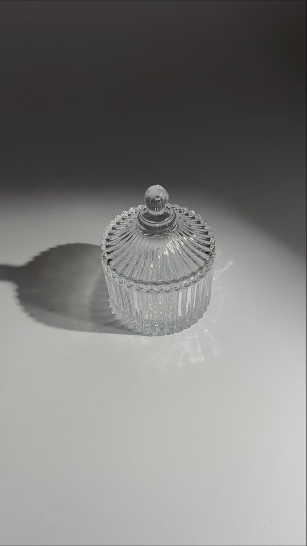 video detalles tarro de cristal maha