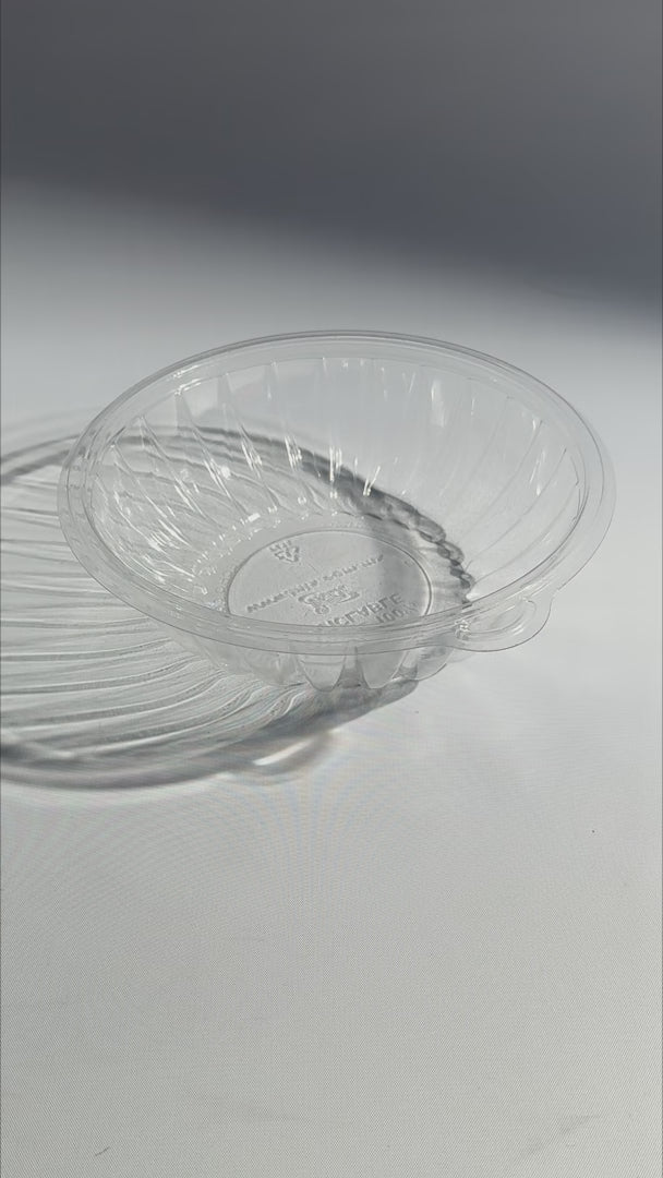 video detalles ensaladera desechable maha