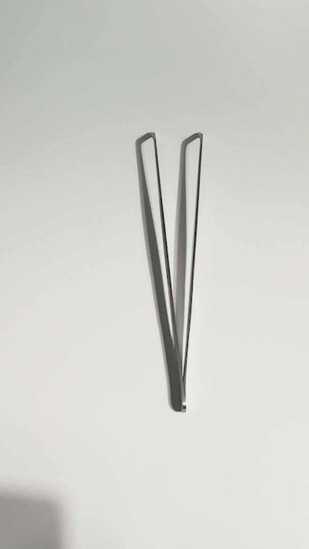 video detalles pinzas de acero inoxidable maha