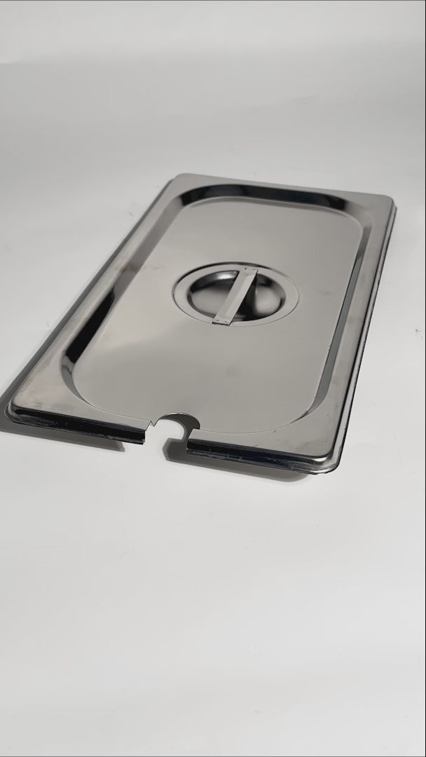 video detalles tapa de acero inoxidable maha