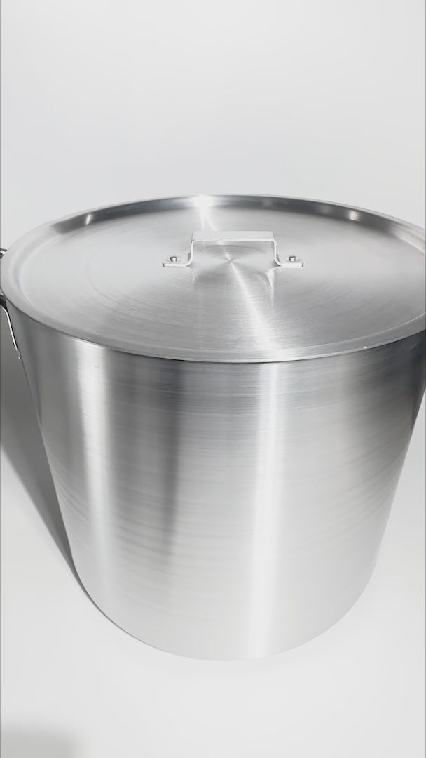 video detalles olla de aluminio maha