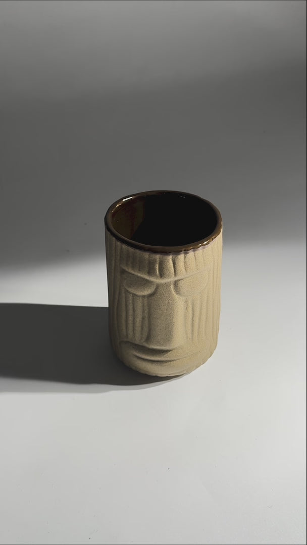 video detalles vaso de ceramica maha