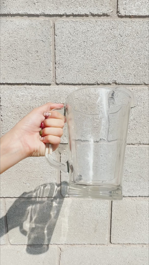 video detalles jarra de vidrio maha