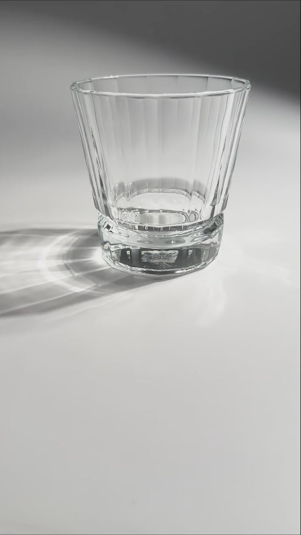 video detalles vaso vidrio maha