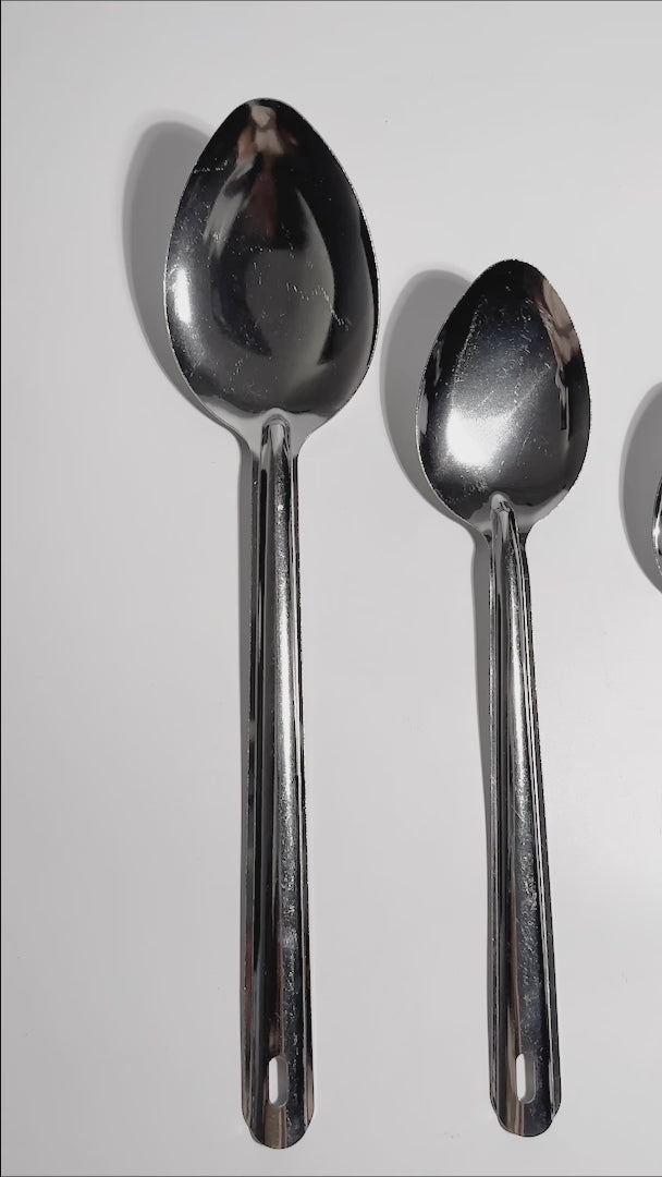 video detalles cucharas de servicio maha