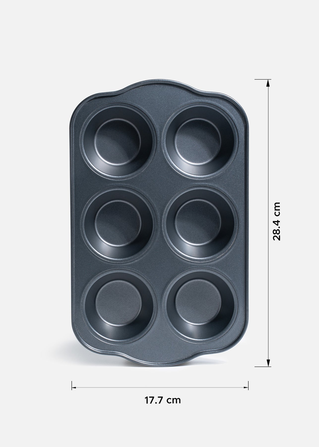 tamaño molde muffins maha