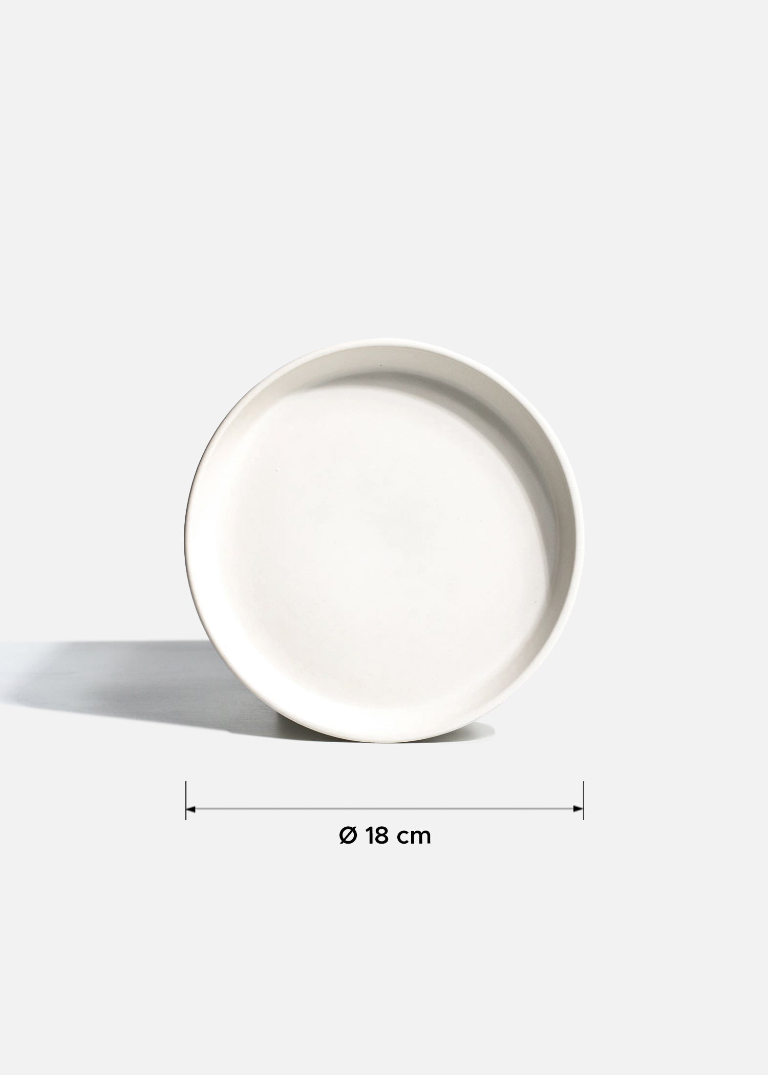 tamaño platos ceramica blanco maha