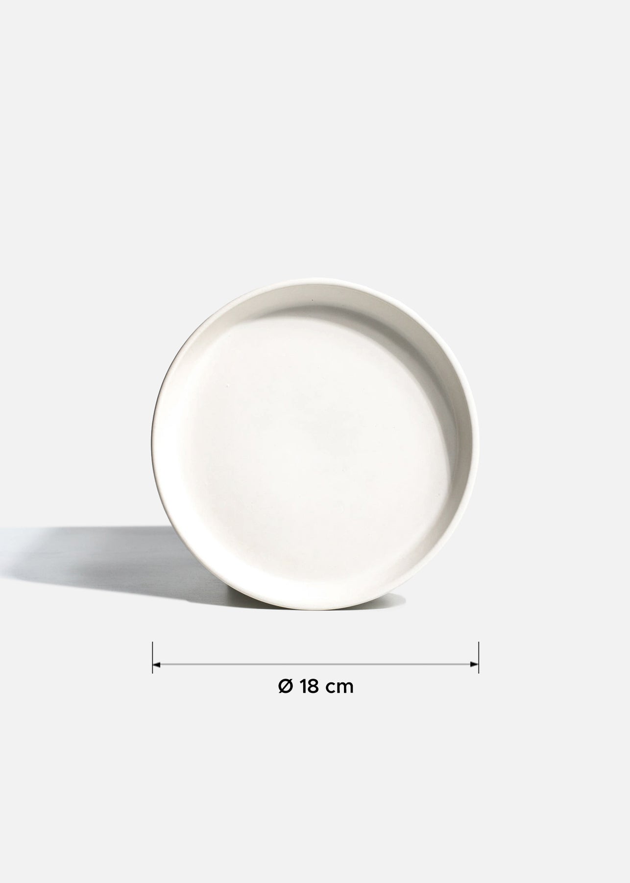 tamaño platos ceramica blanco maha