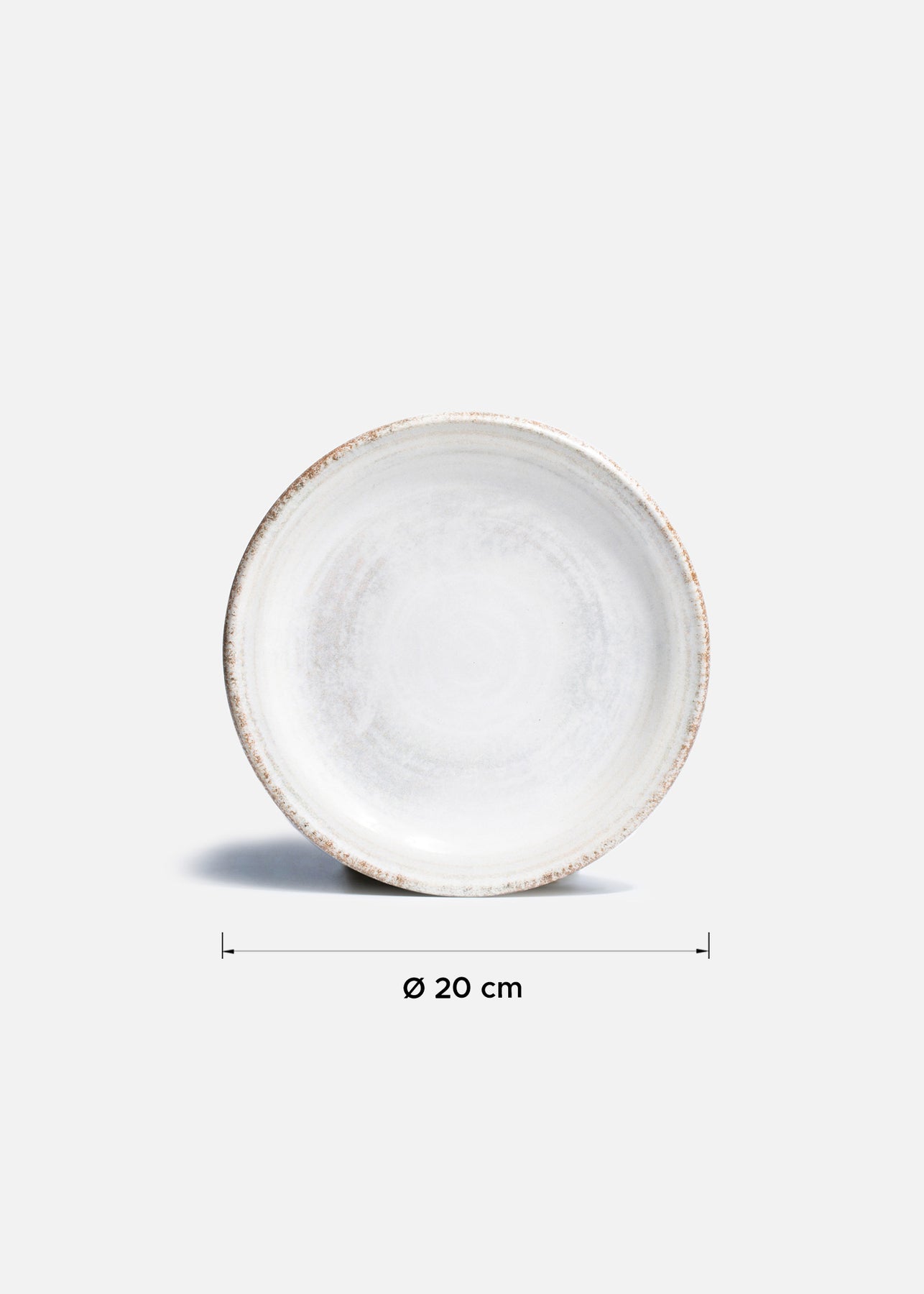 tamaño plato ceramica maha