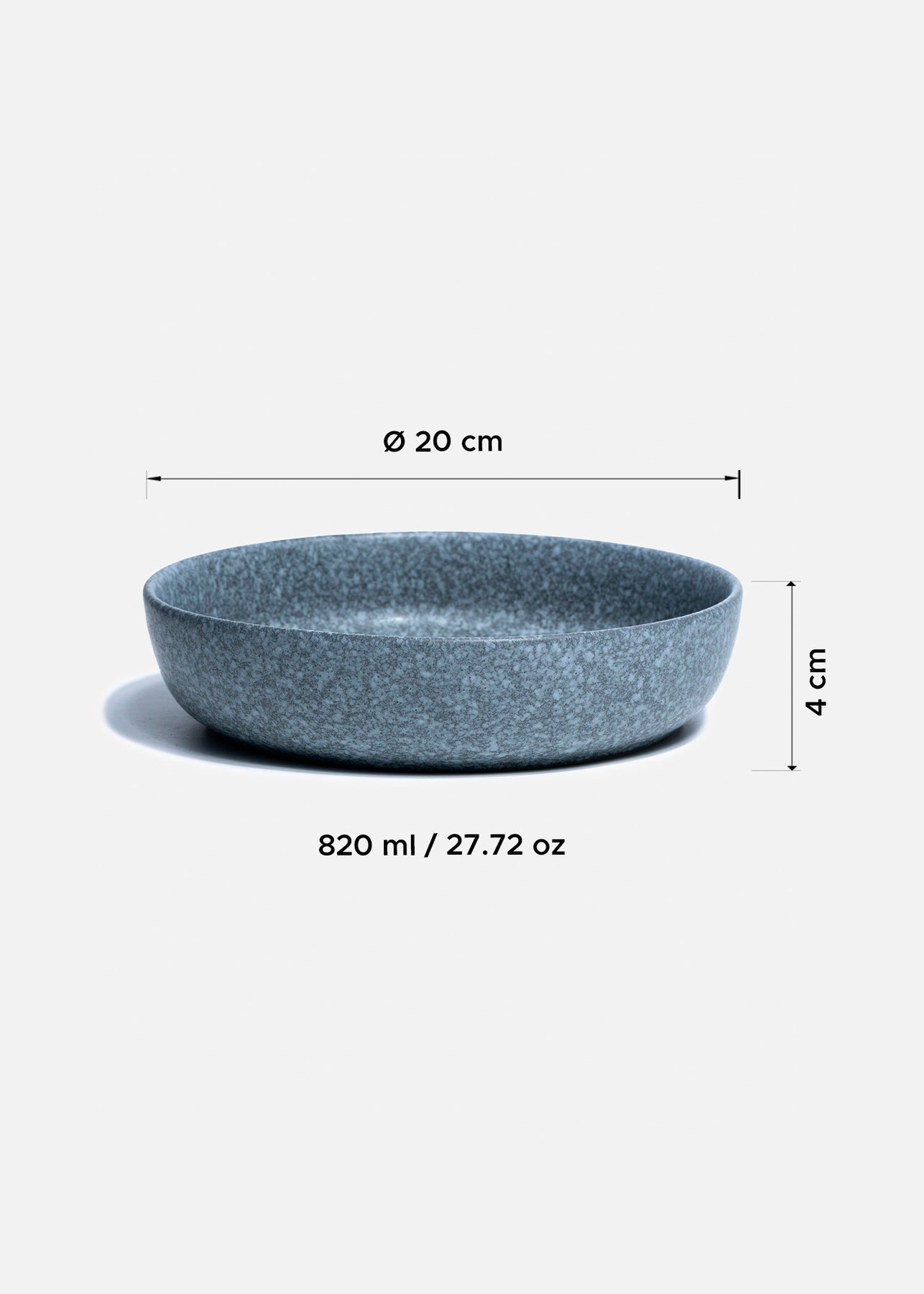 tamaño platos porcelana gris maha