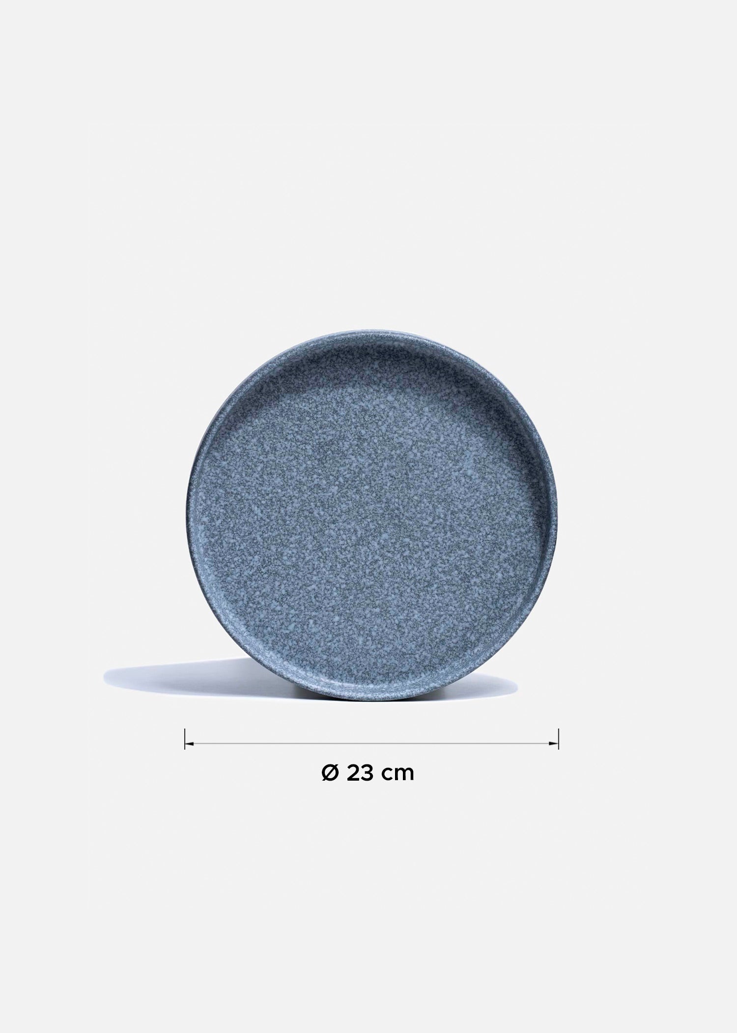 tamaño platos porcelana gris maha