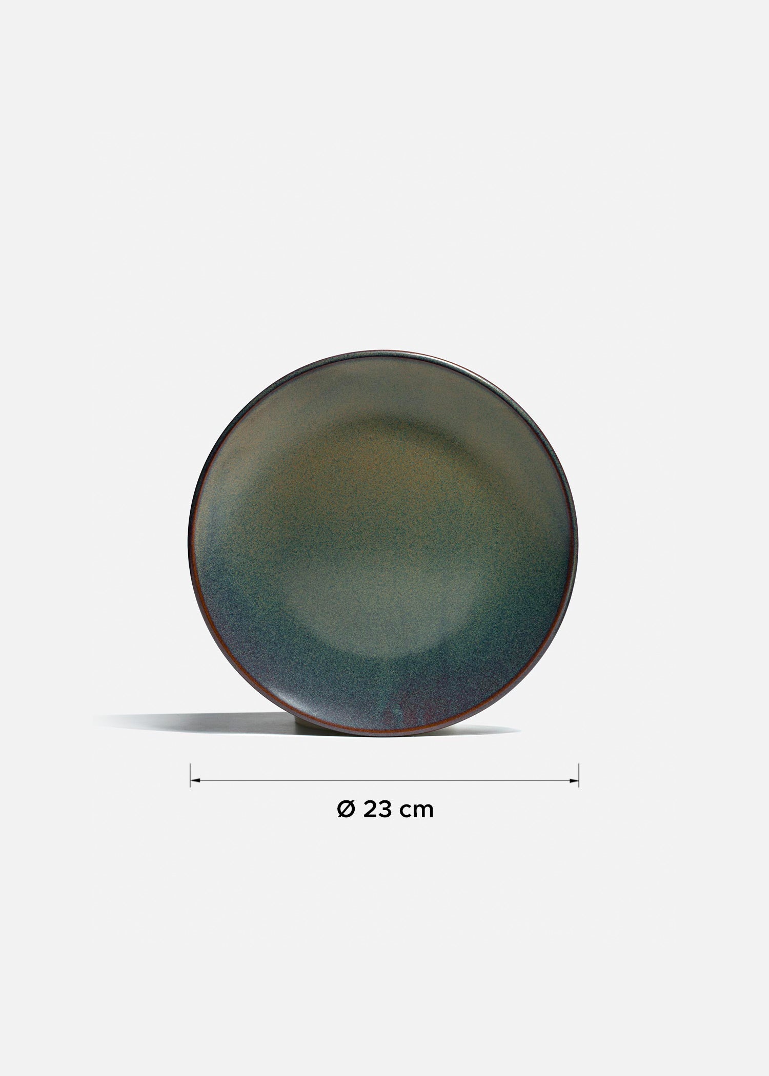 tamaño platos porcelana verde maha