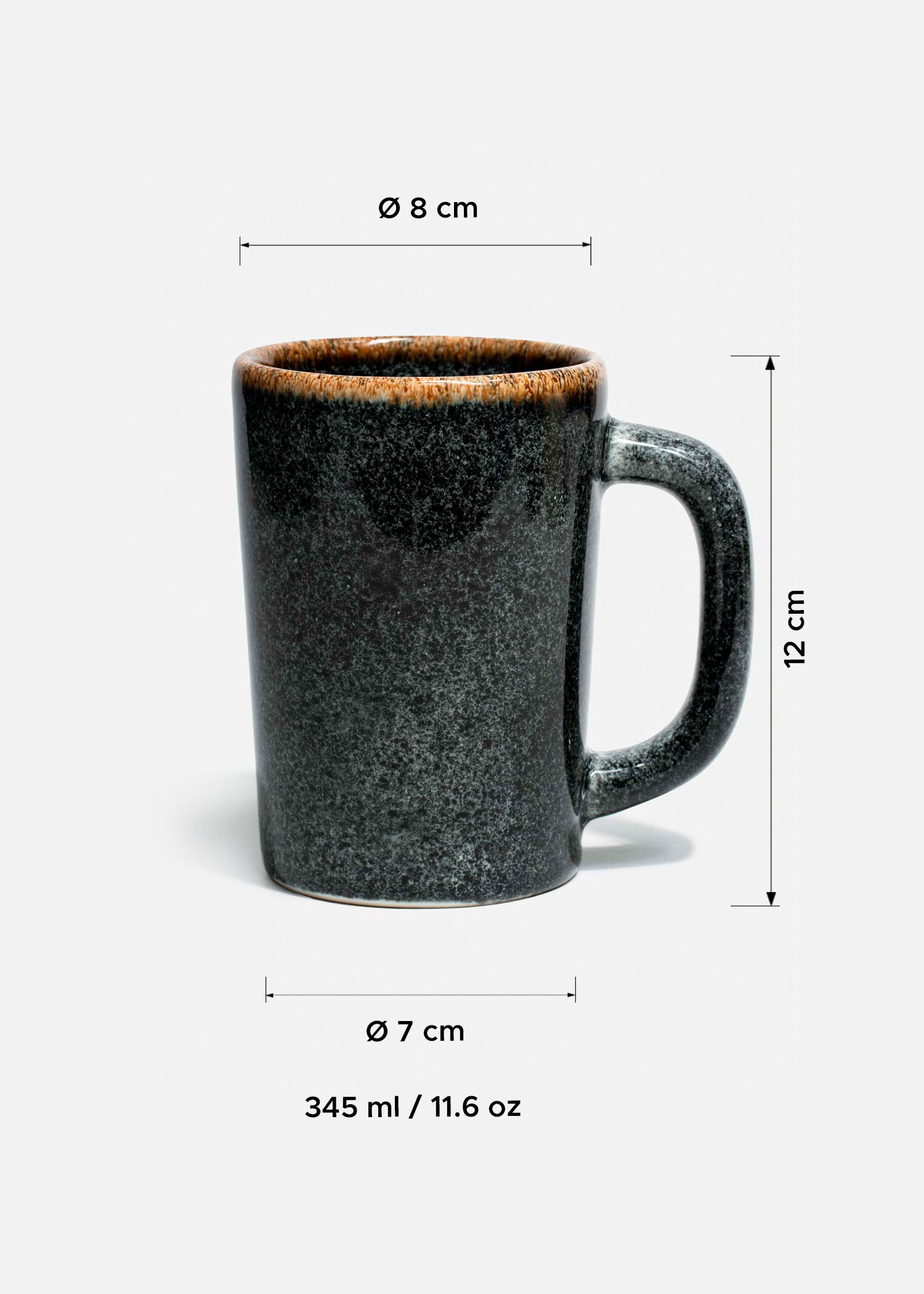 tamaño tazas porcelana maha