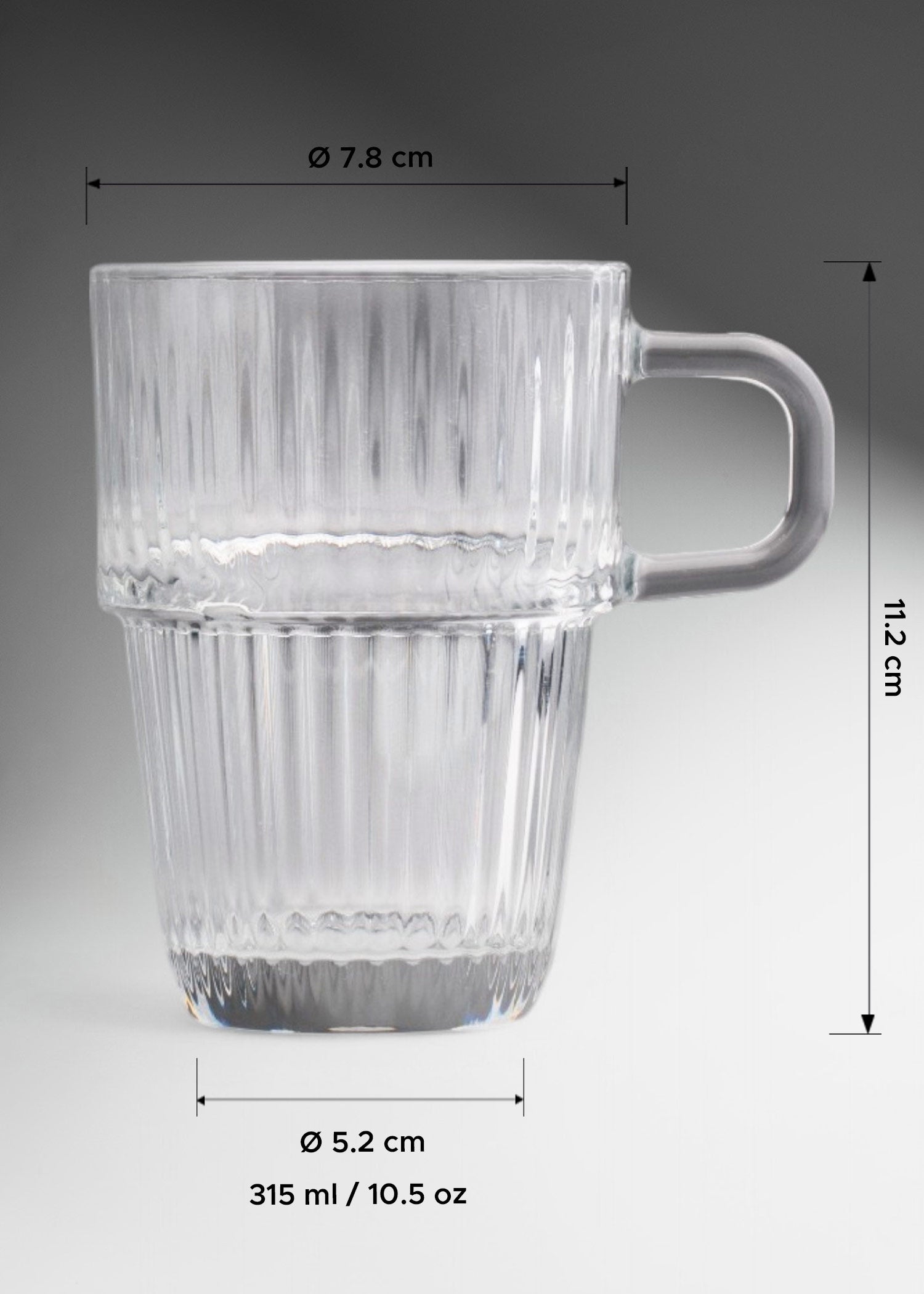 encuentra tazas de vidrio templado maha