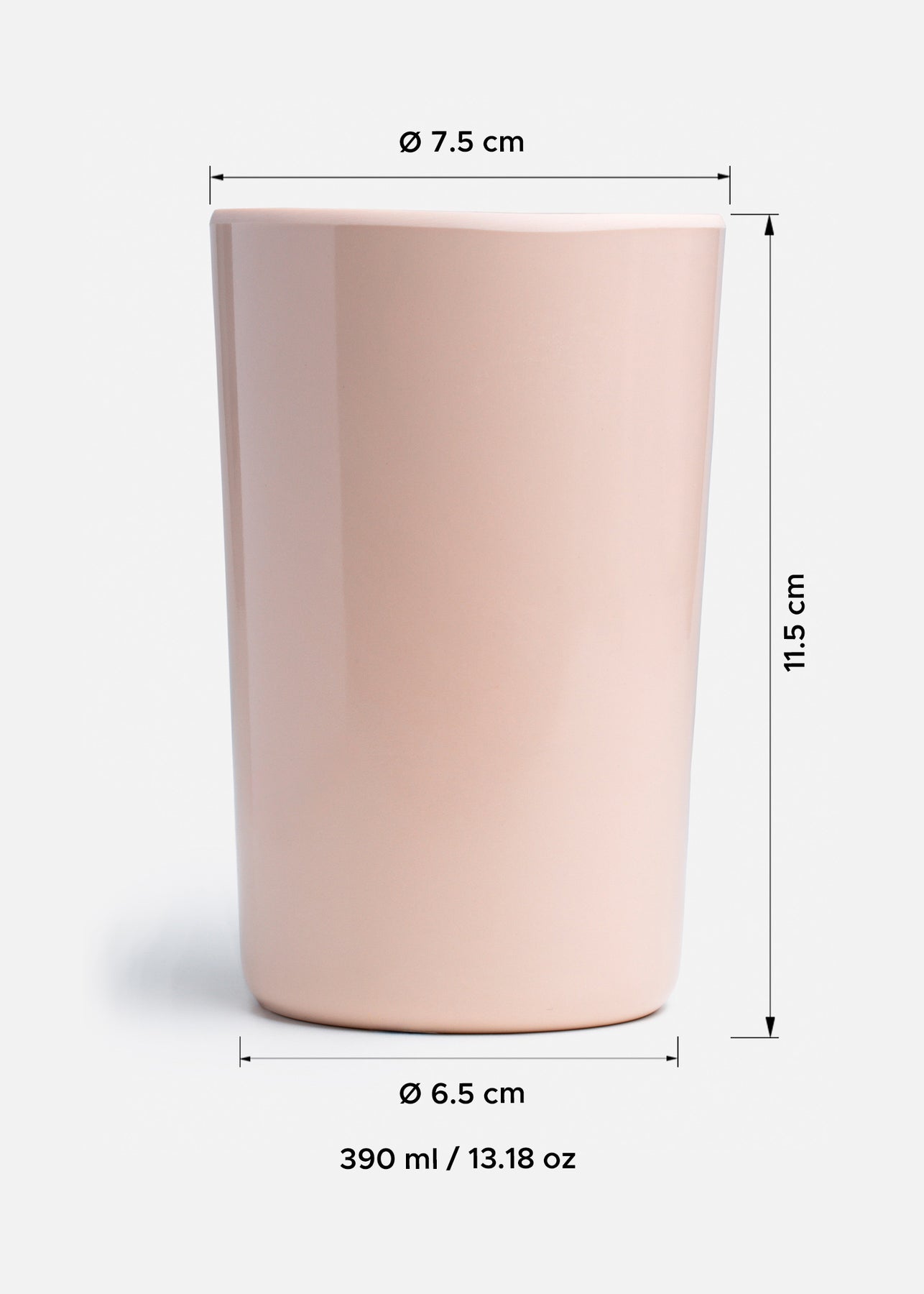 vaso melamina medidas maha