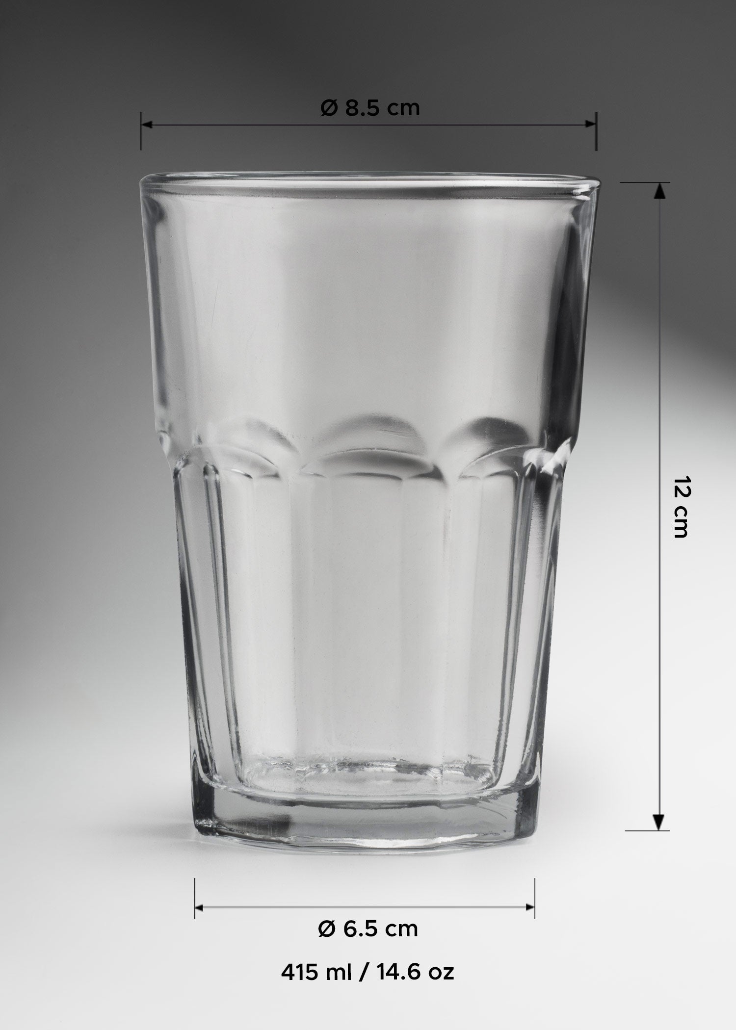 precio vaso de vidrio maha