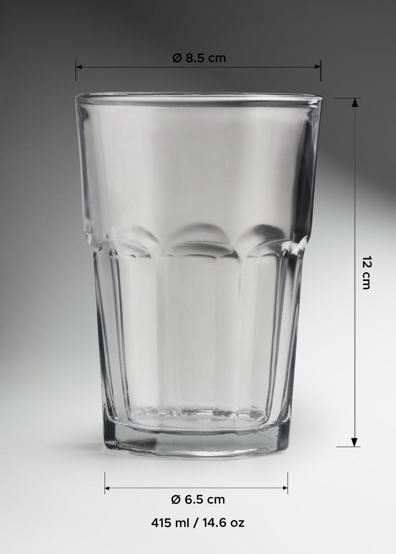 precio vaso de vidrio maha