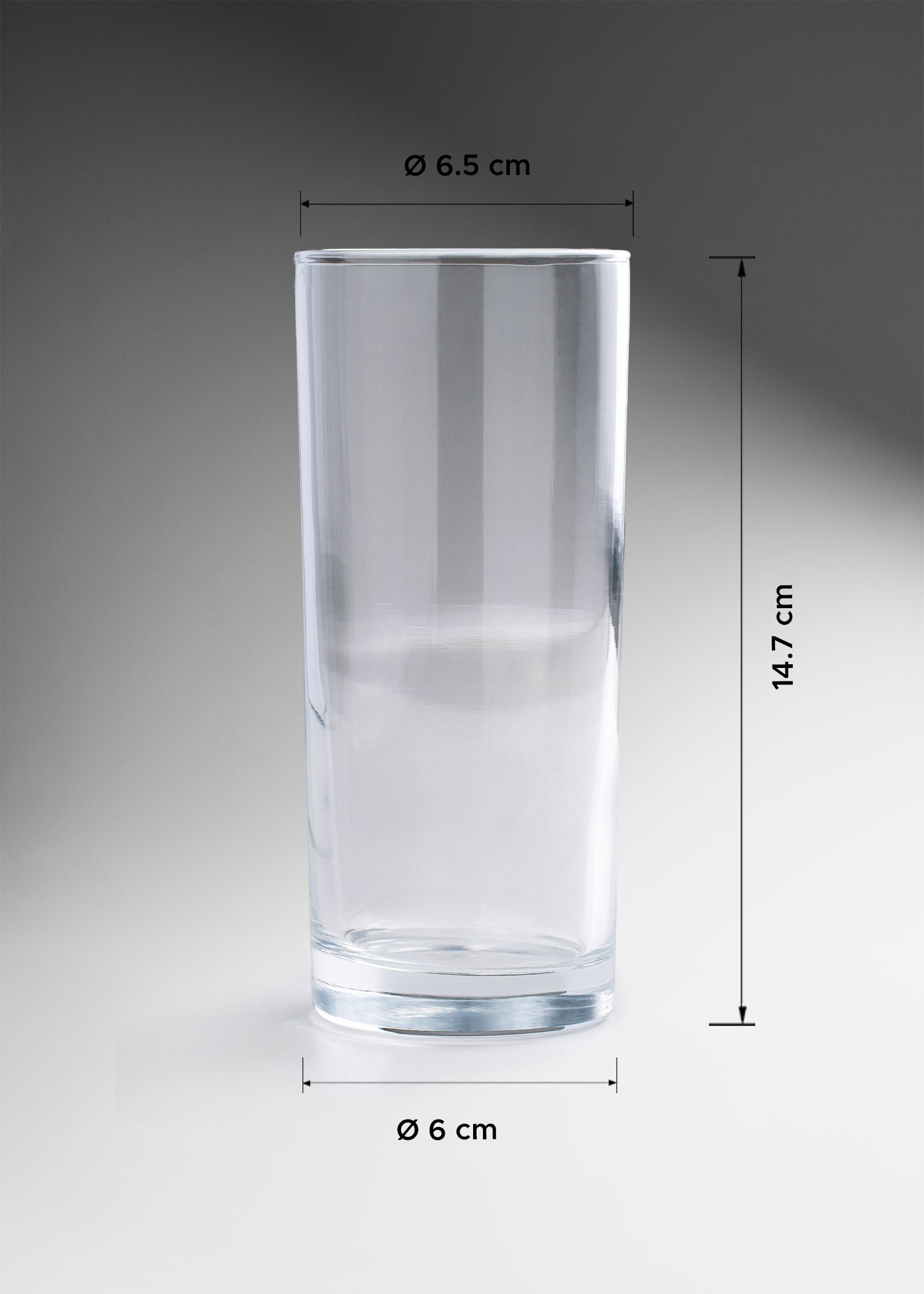 vaso vidrio transparente medidas maha