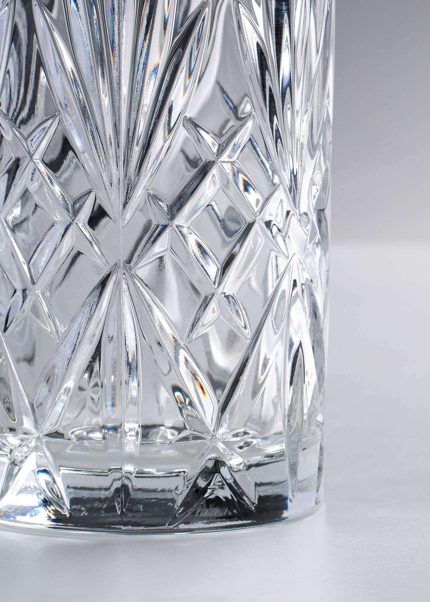 precio vaso vidrio cortado maha