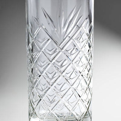Vaso vidrio cortado transparente Paula H.B. 475 ml