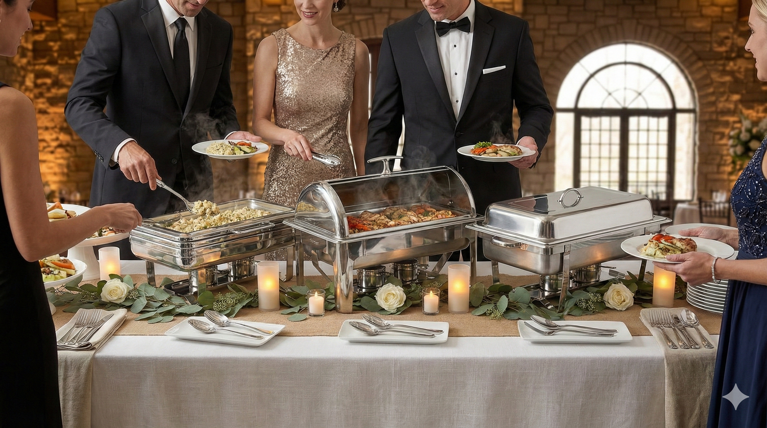Equipo mayor de cocina para banquetes y eventos: eficiencia en cada servicio 🏟️
